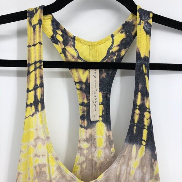 Raquel Allegra Tie Die Deep Scoop Neck Racerback  Tank Dress 2 - Picture 6 of 16